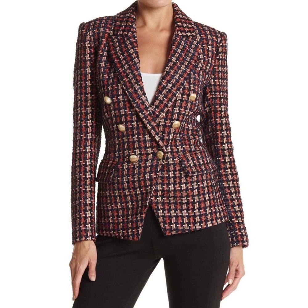 L'Agence Kenzie Double
Breasted Blazer